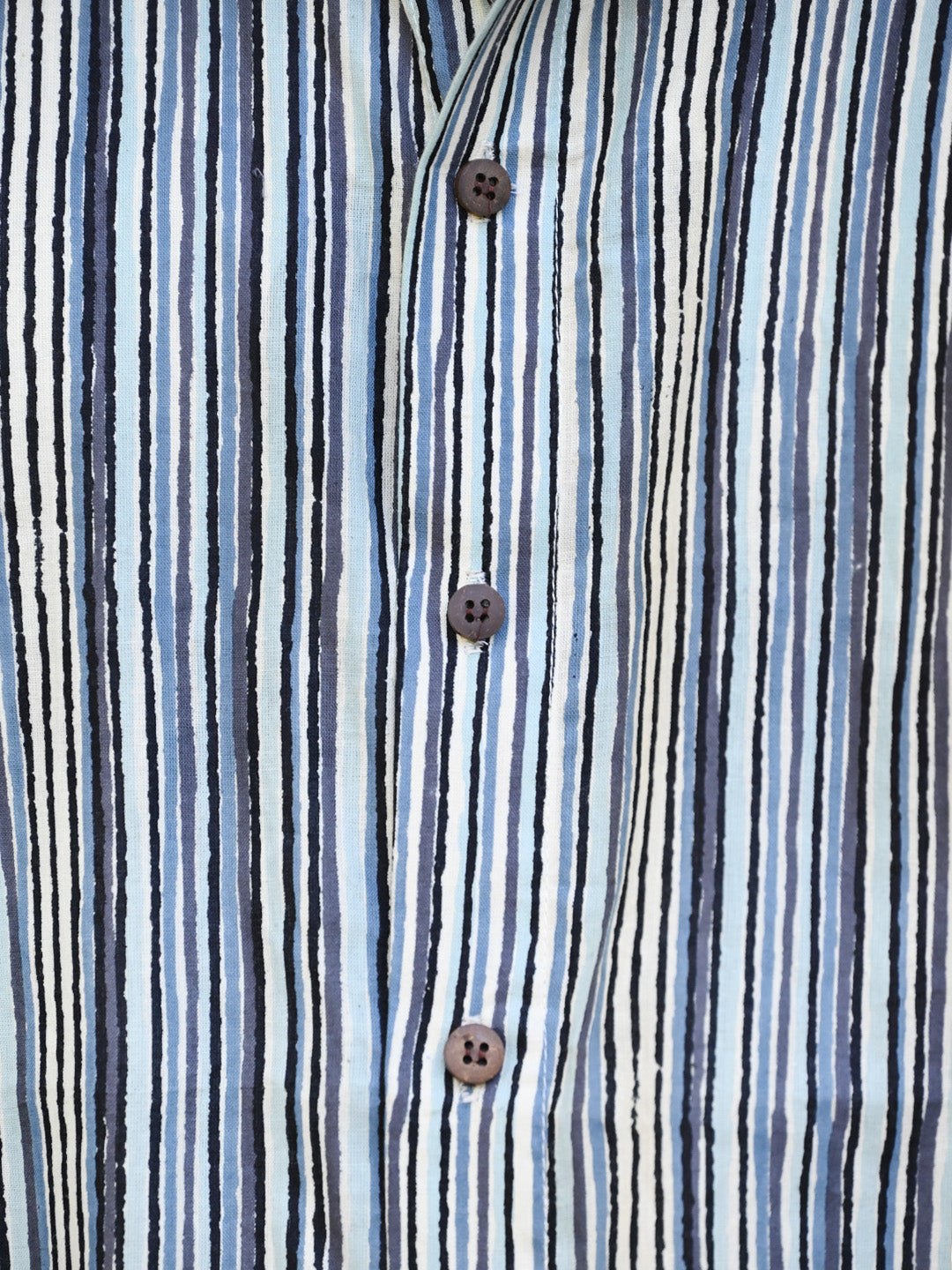 Men's Relaxed Fit Cotton Shirt – Half Sleeves - Stripes
