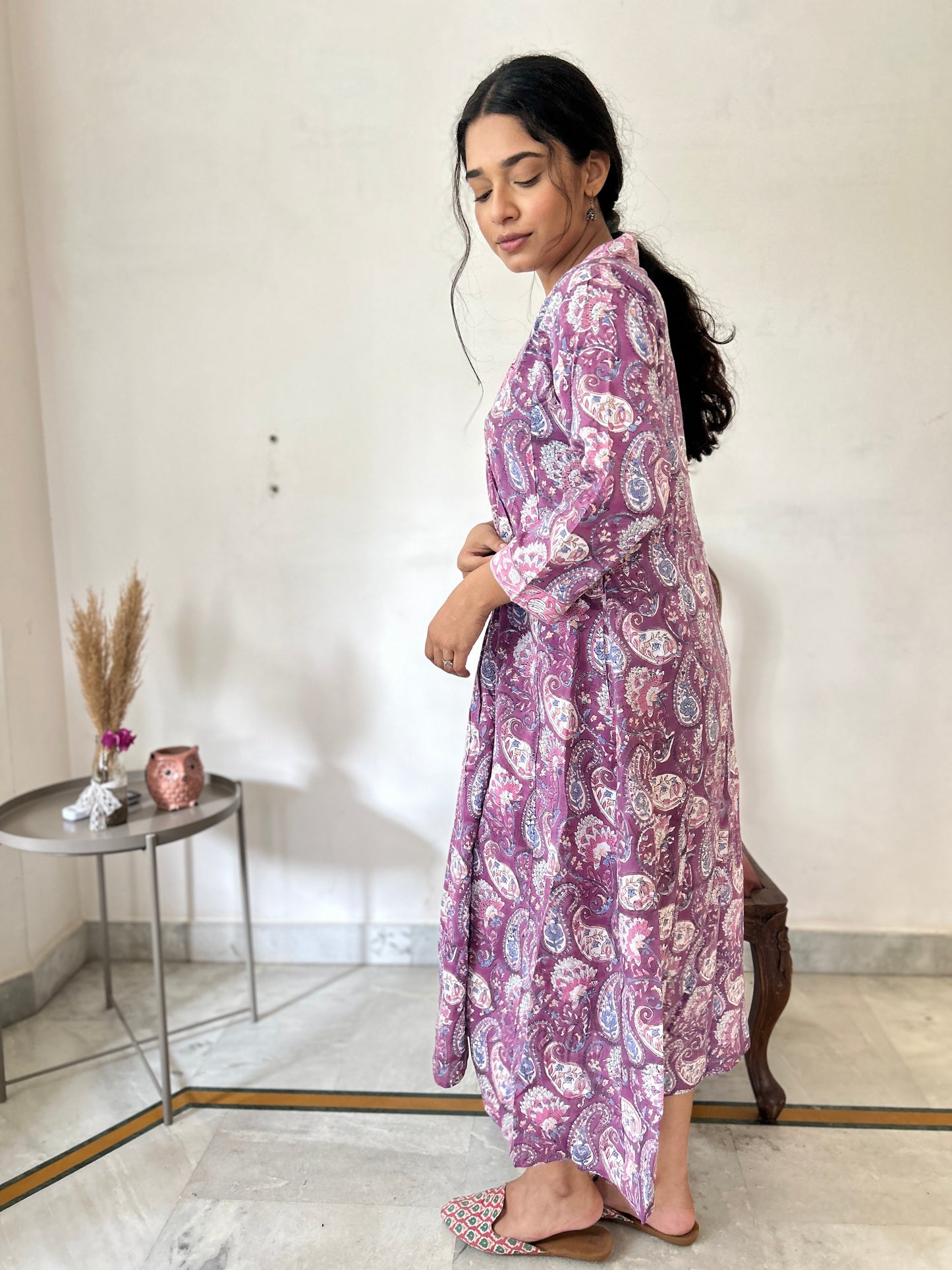 Mughal Dress Purple - Goodhand
