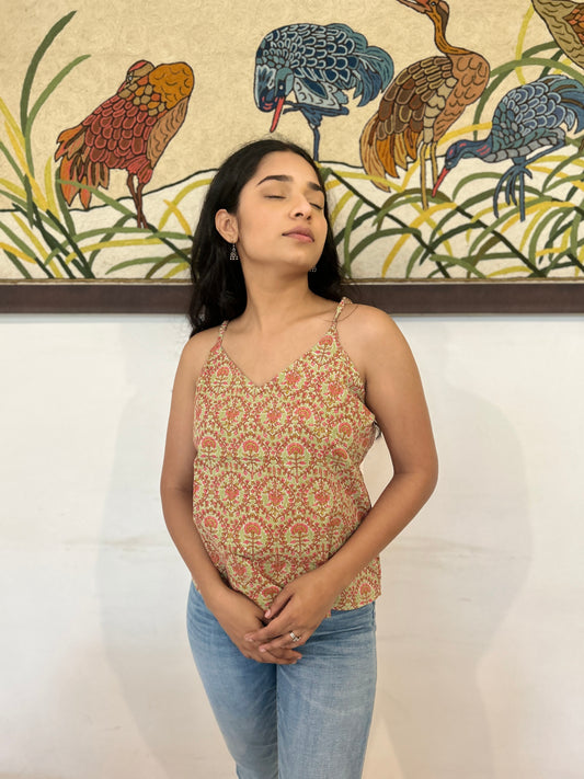 Cami top light green - Goodhand