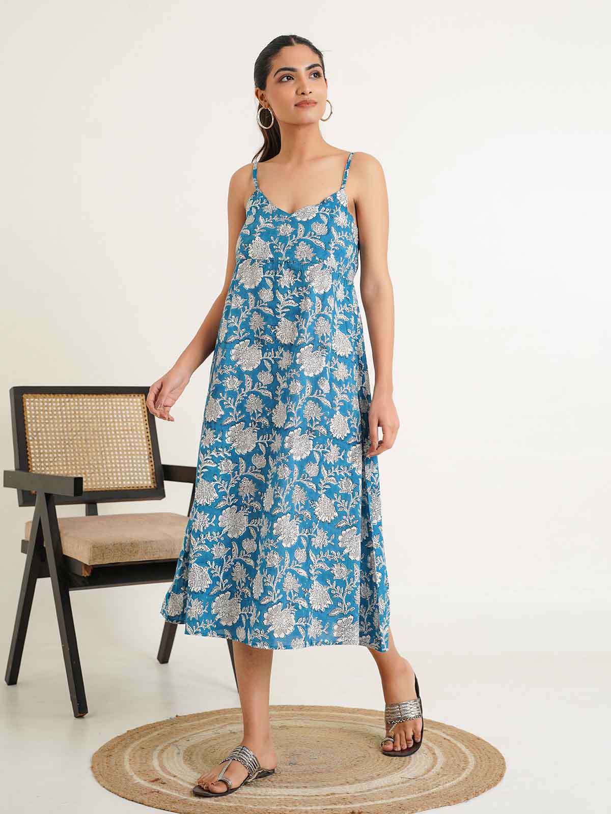 Sweetheart Dress Sapphire Blue
