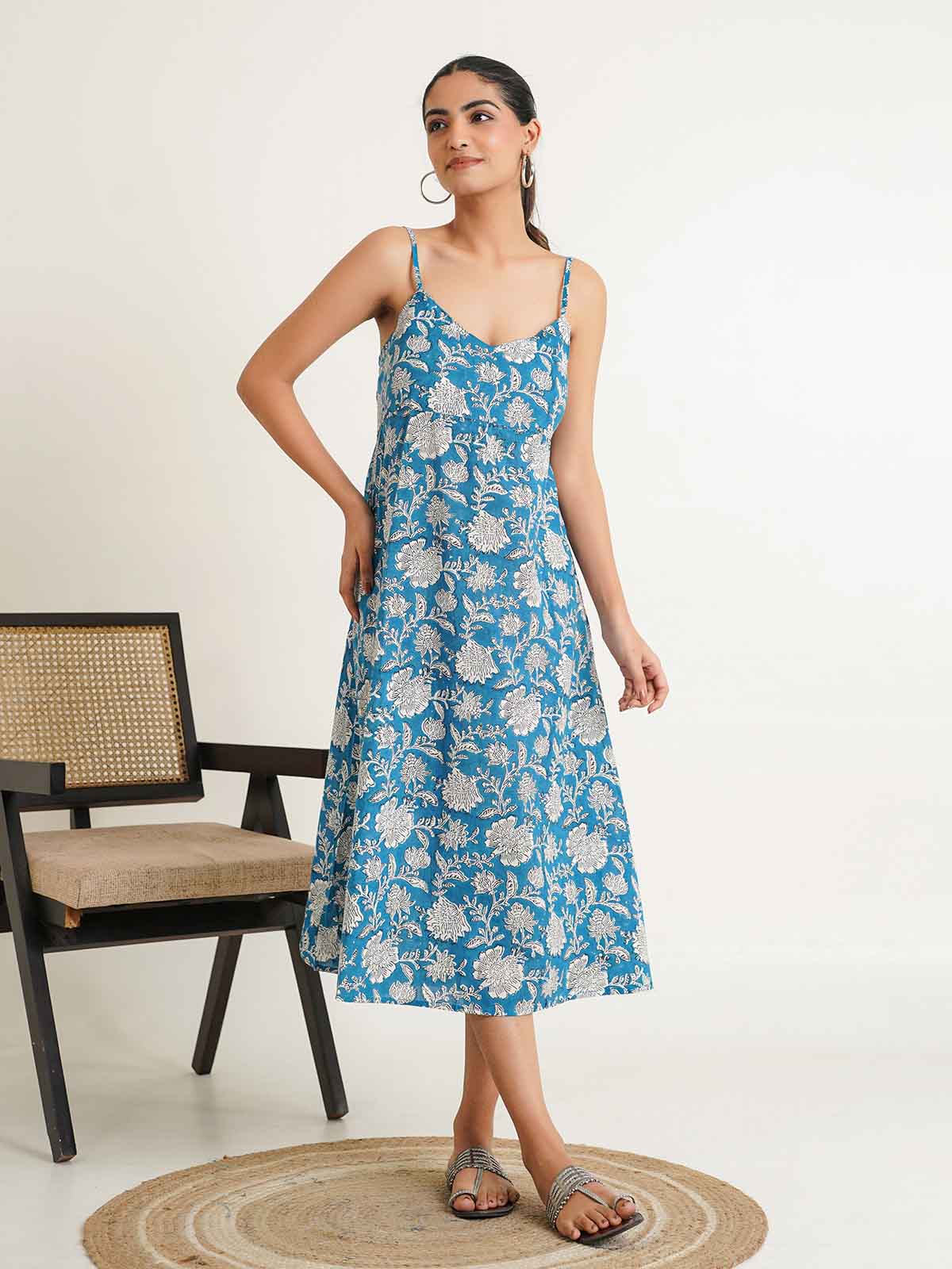 Sweetheart Dress Sapphire Blue
