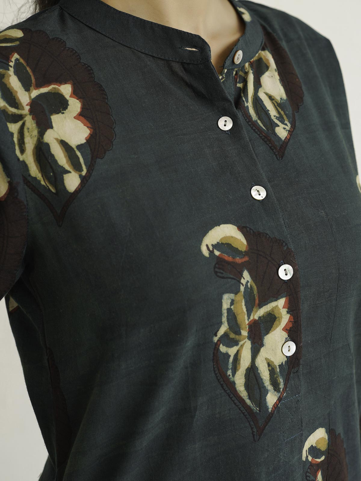 Women Ethnic Motifs Printed Cotton Pleat Set Jahuta