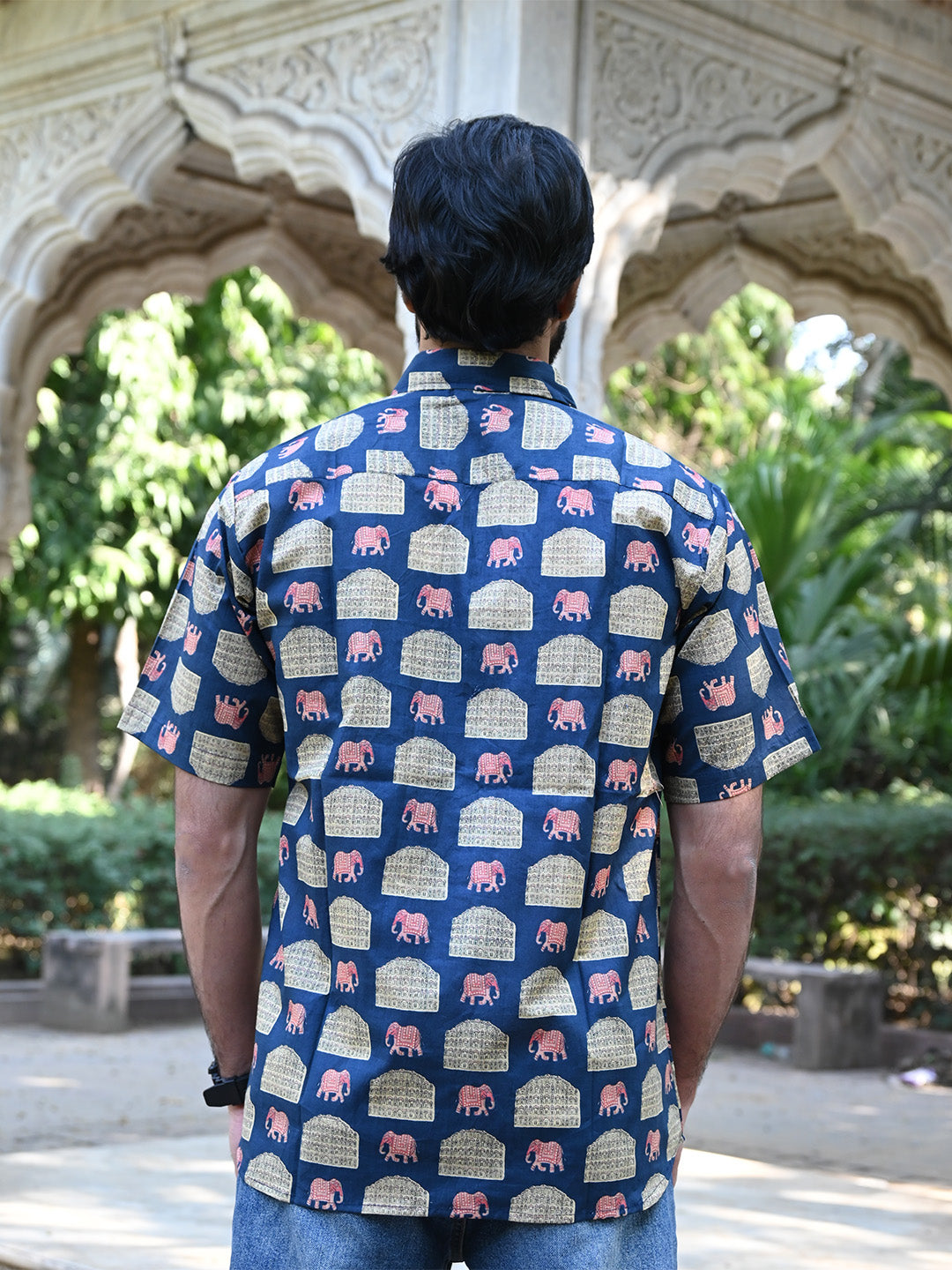 Men's Relaxed Fit Cotton Shirt – Half Sleeves - Hawa Mahal