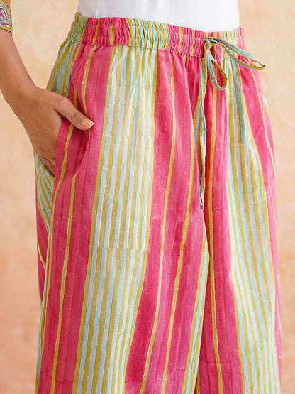 Classic Cotton Kurta Set For Women Yellow