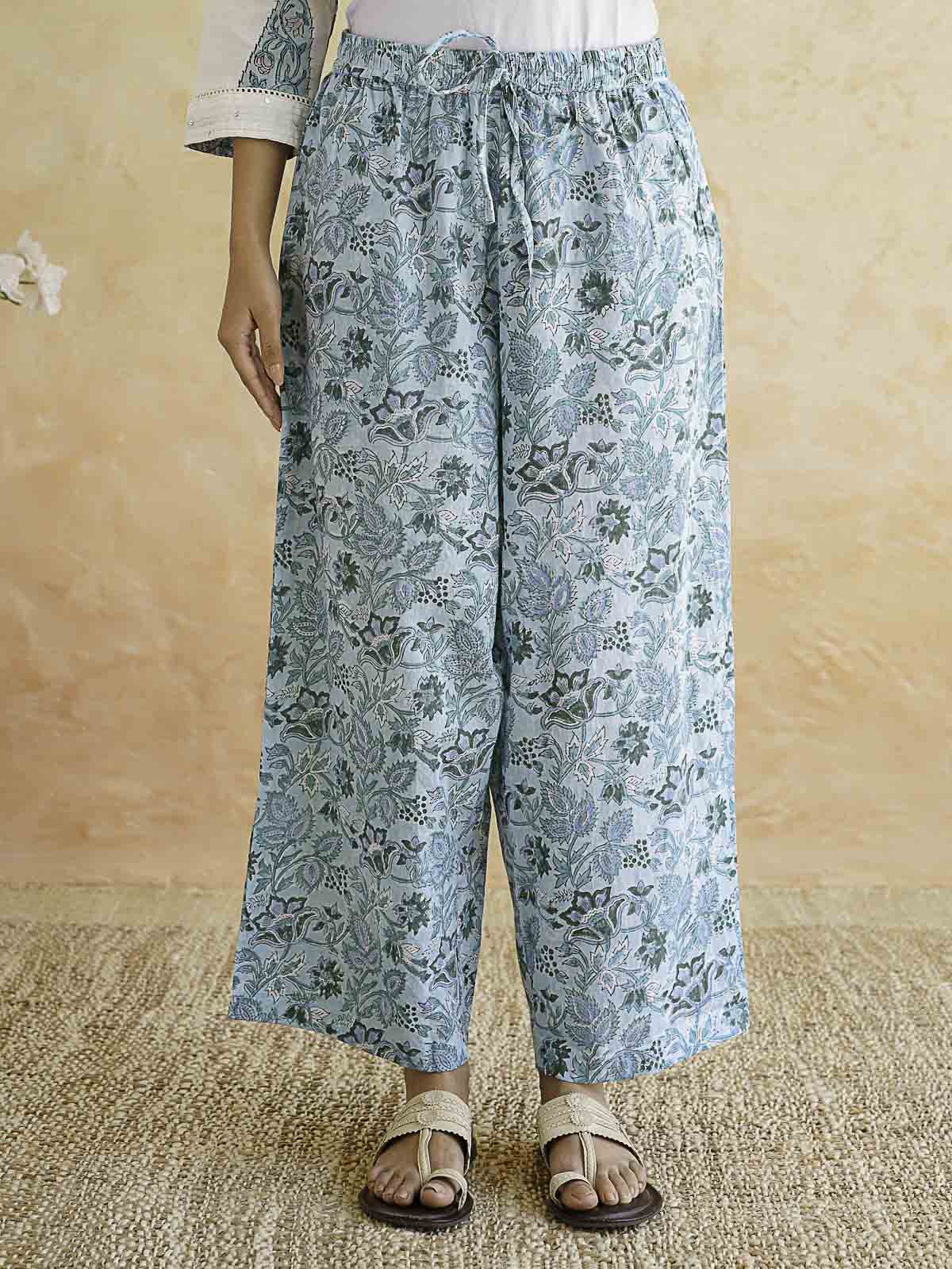 Classic Cotton Kurta Set For Women White