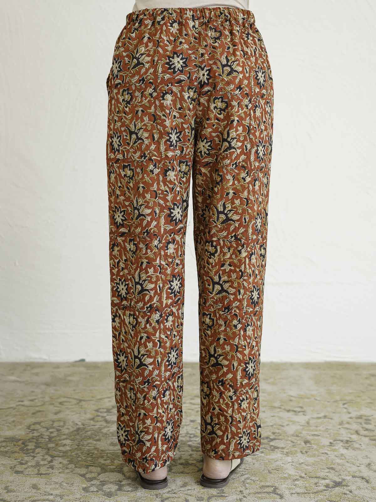 Cotton Printed Lounge Wear Coord Set Red Jaal