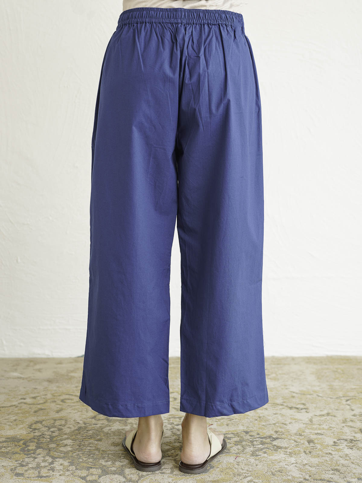 Cotton Printed Kantha Style Set For Women Indigo Patti