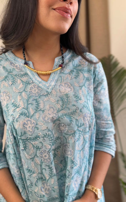 Seher Asmani Gathered Kurti - Goodhand