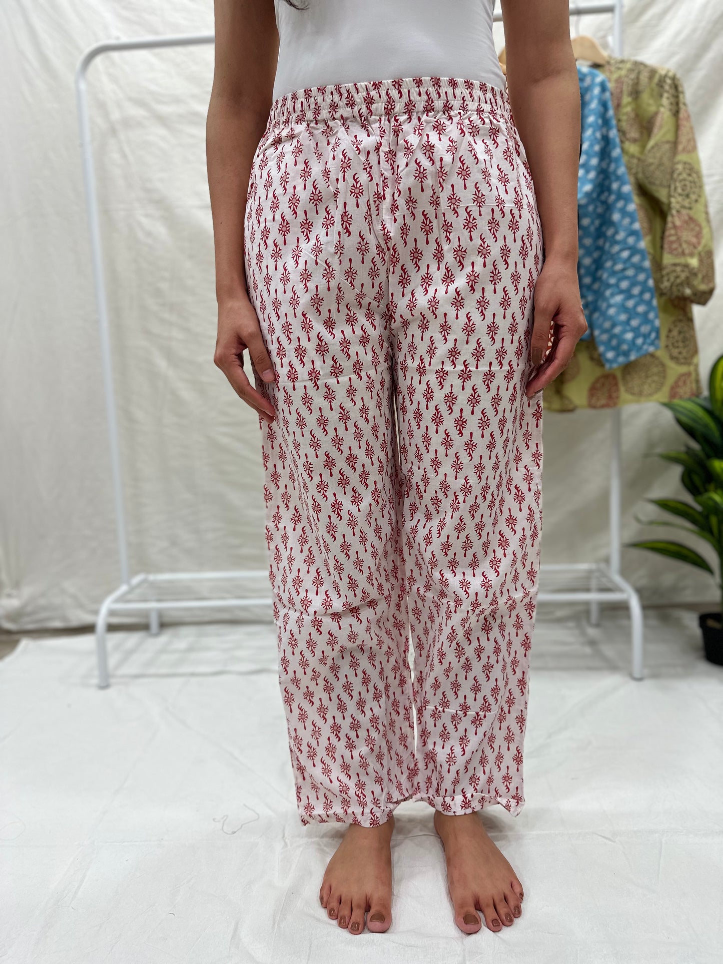 Straight Fit Pant Pink - Goodhand