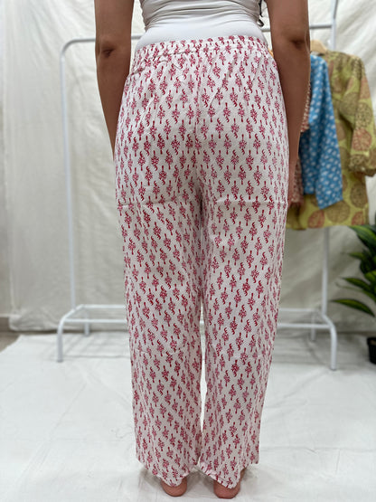 Straight Fit Pant Pink - Goodhand