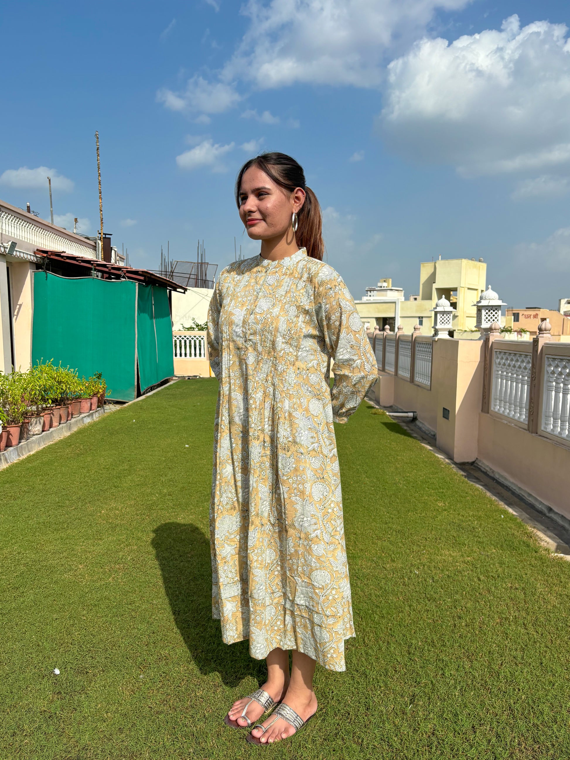 Kochi Dress Mustard - Goodhand