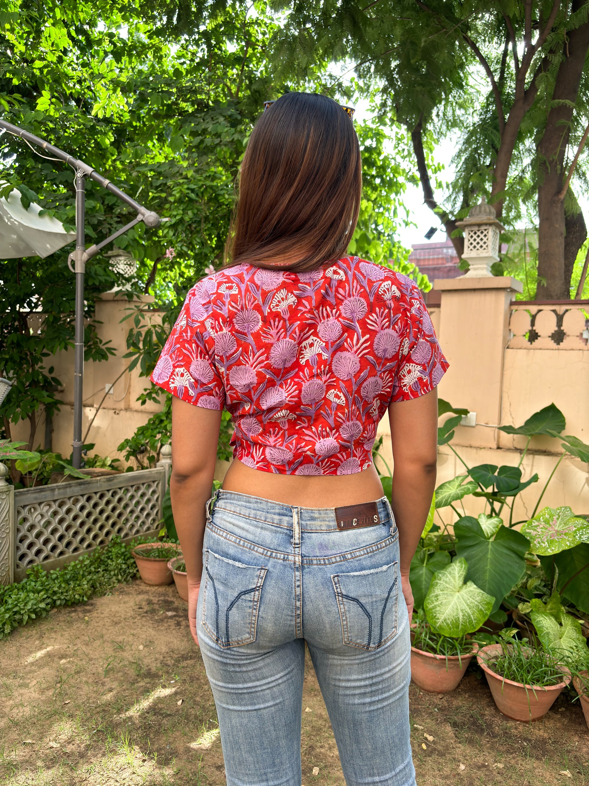 Ber Crop Top Red - Goodhand