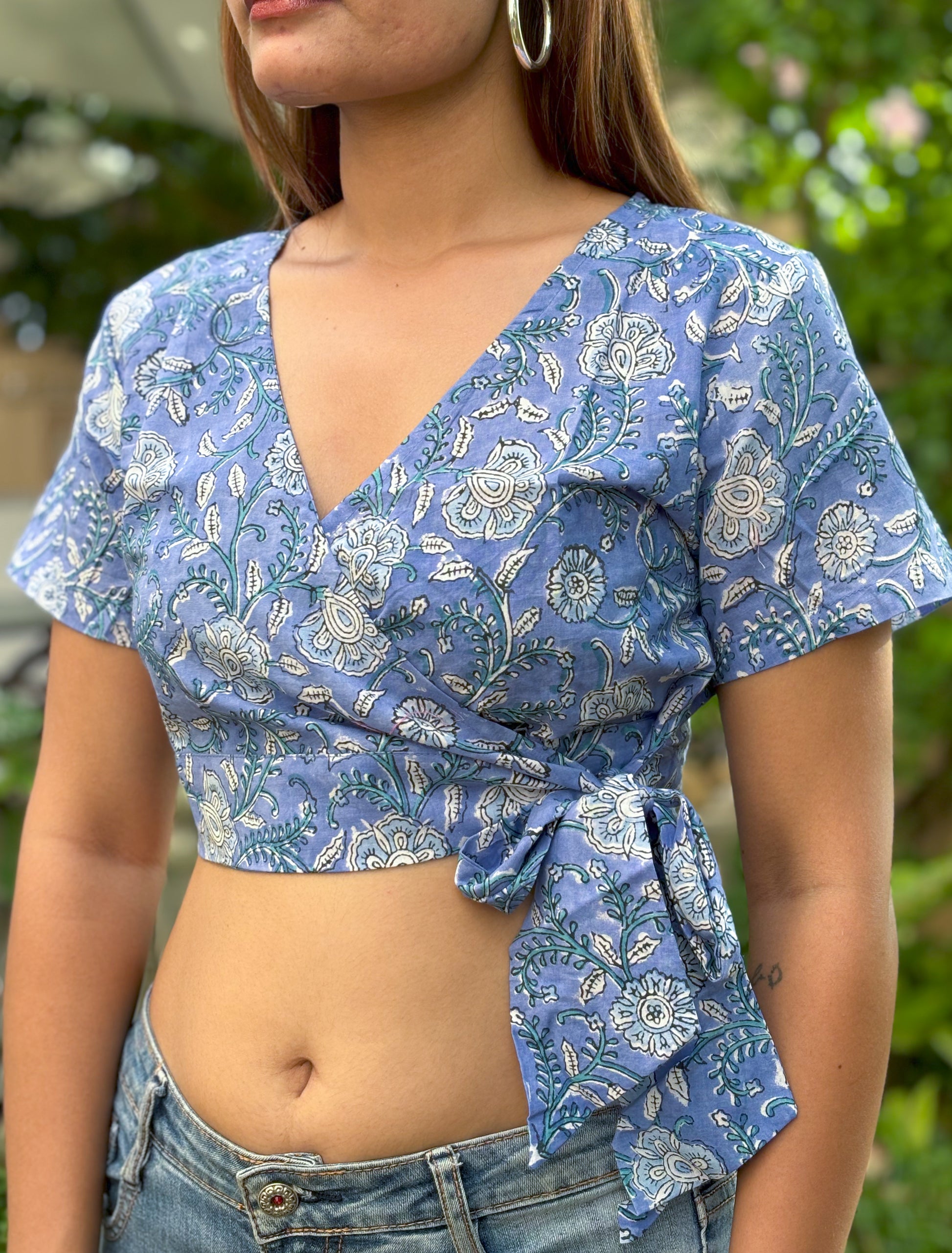 Ber Crop Top Blue - Goodhand