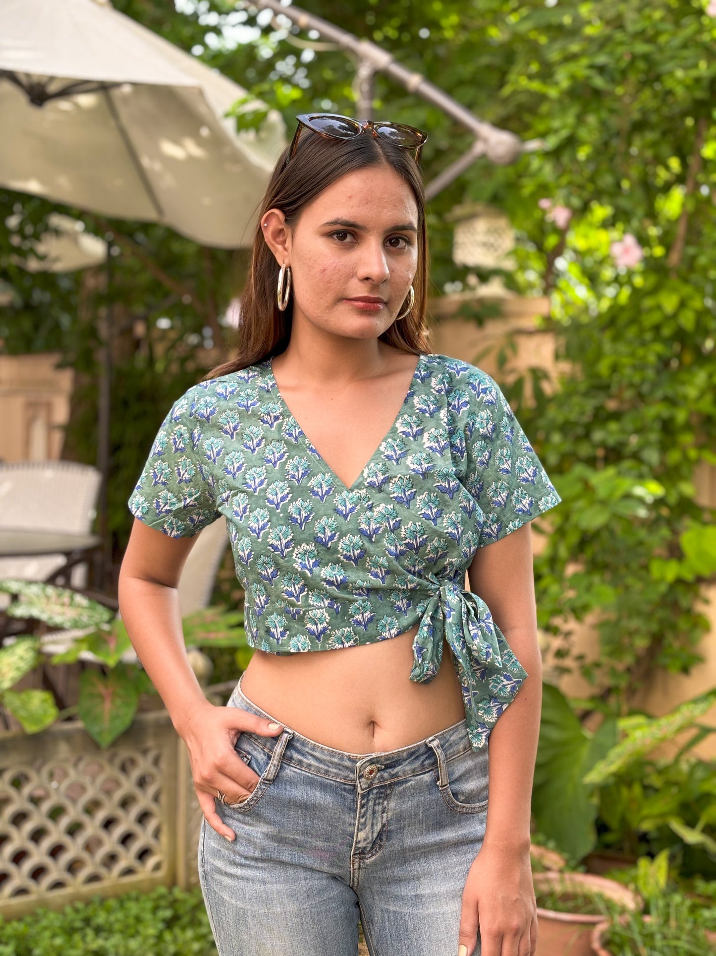 Ber Crop Top Green - Goodhand