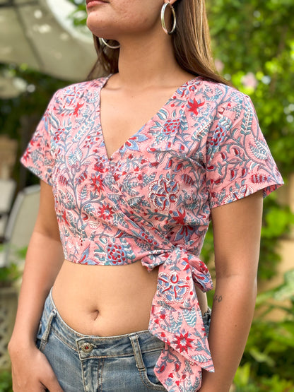 Ber Crop Top Pink - Goodhand