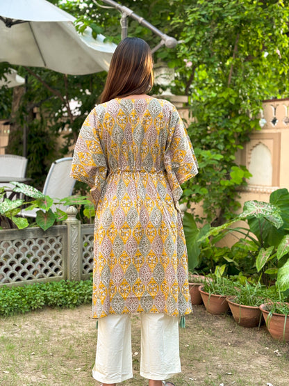 Tassel Kaftan Yellow - Goodhand