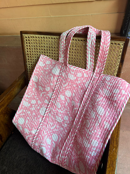 Bagiya Gulaabi Tote Bag - Goodhand