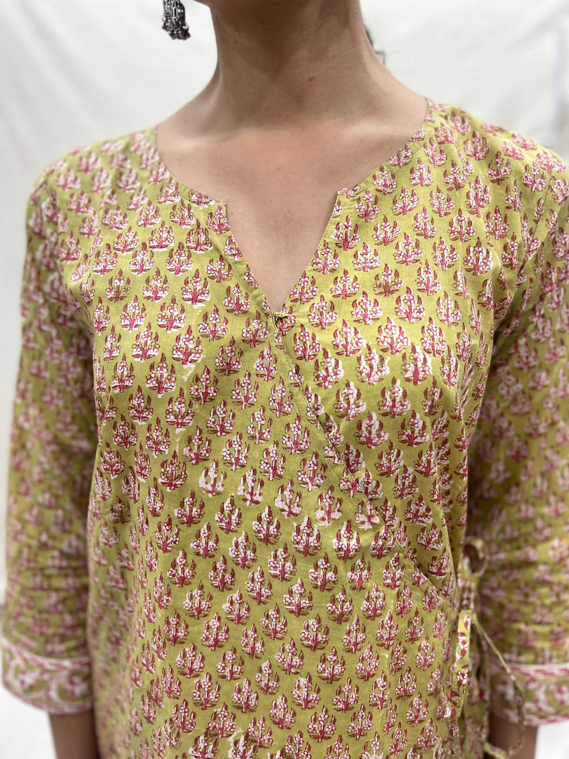 Wrap Top Mustard - Goodhand