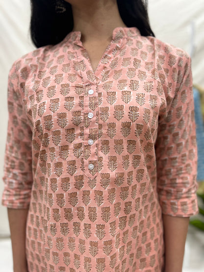 Short kurti Peach - Goodhand