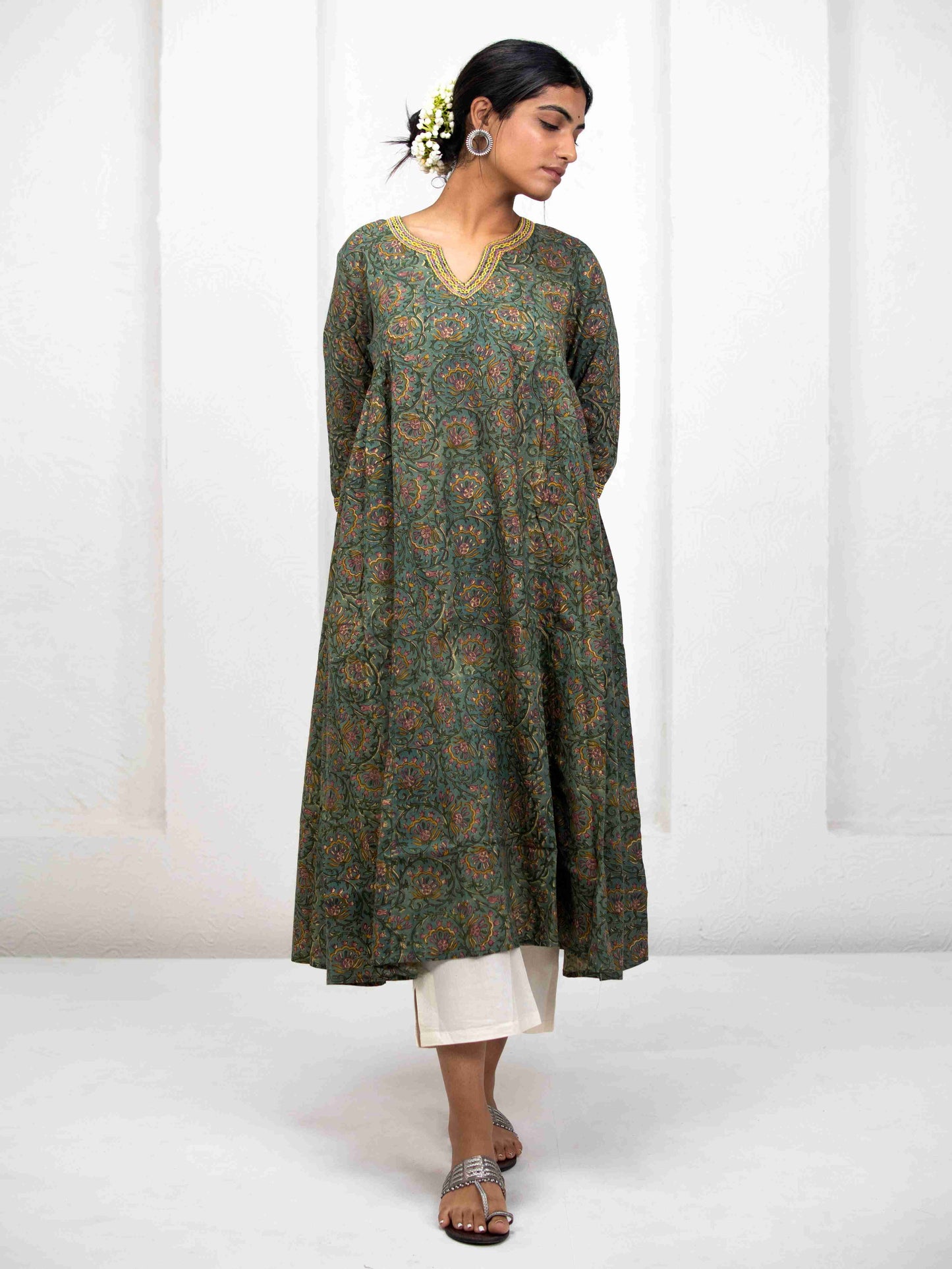 Seher Pista Gathered Kurti - Goodhand