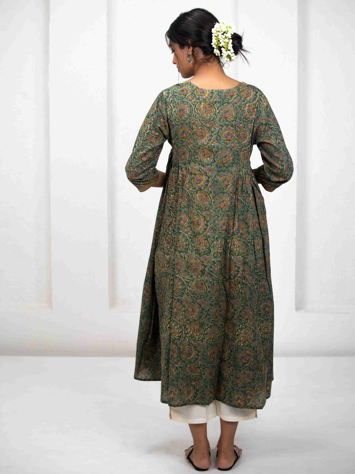 Seher Pista Gathered Kurti - Goodhand