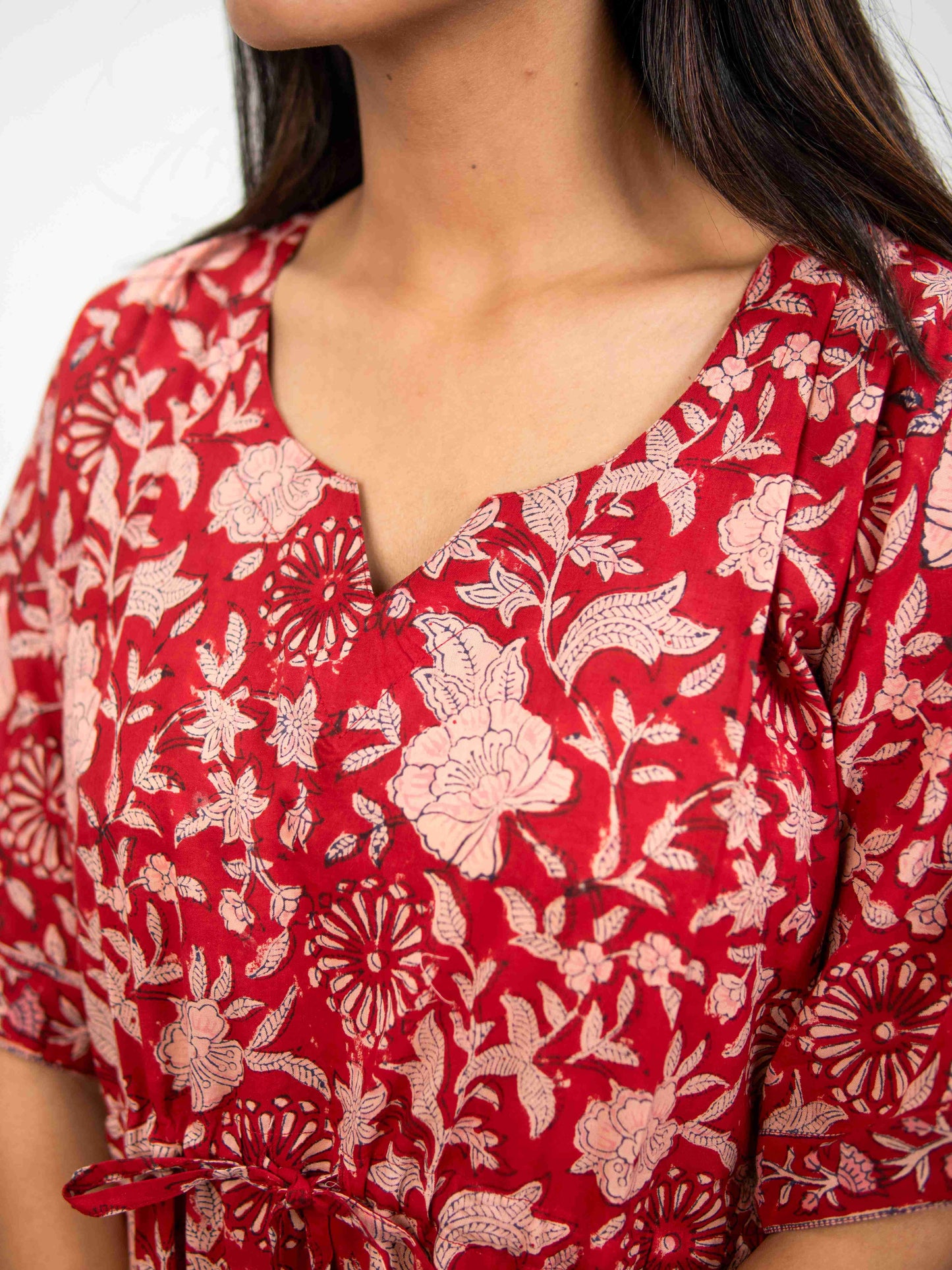 Tassel Kaftan Red - Goodhand