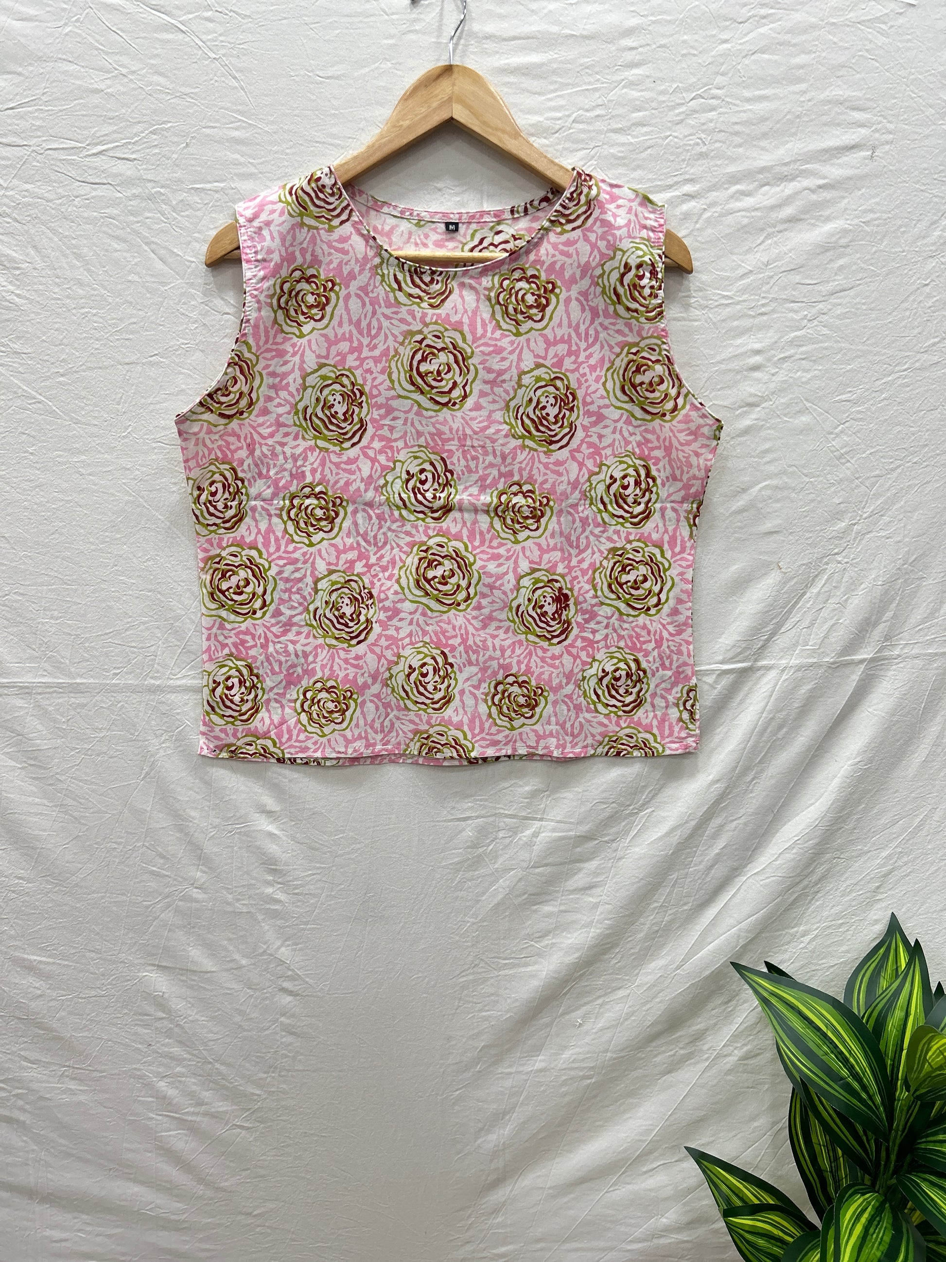 Sleevless Top Pink - Goodhand