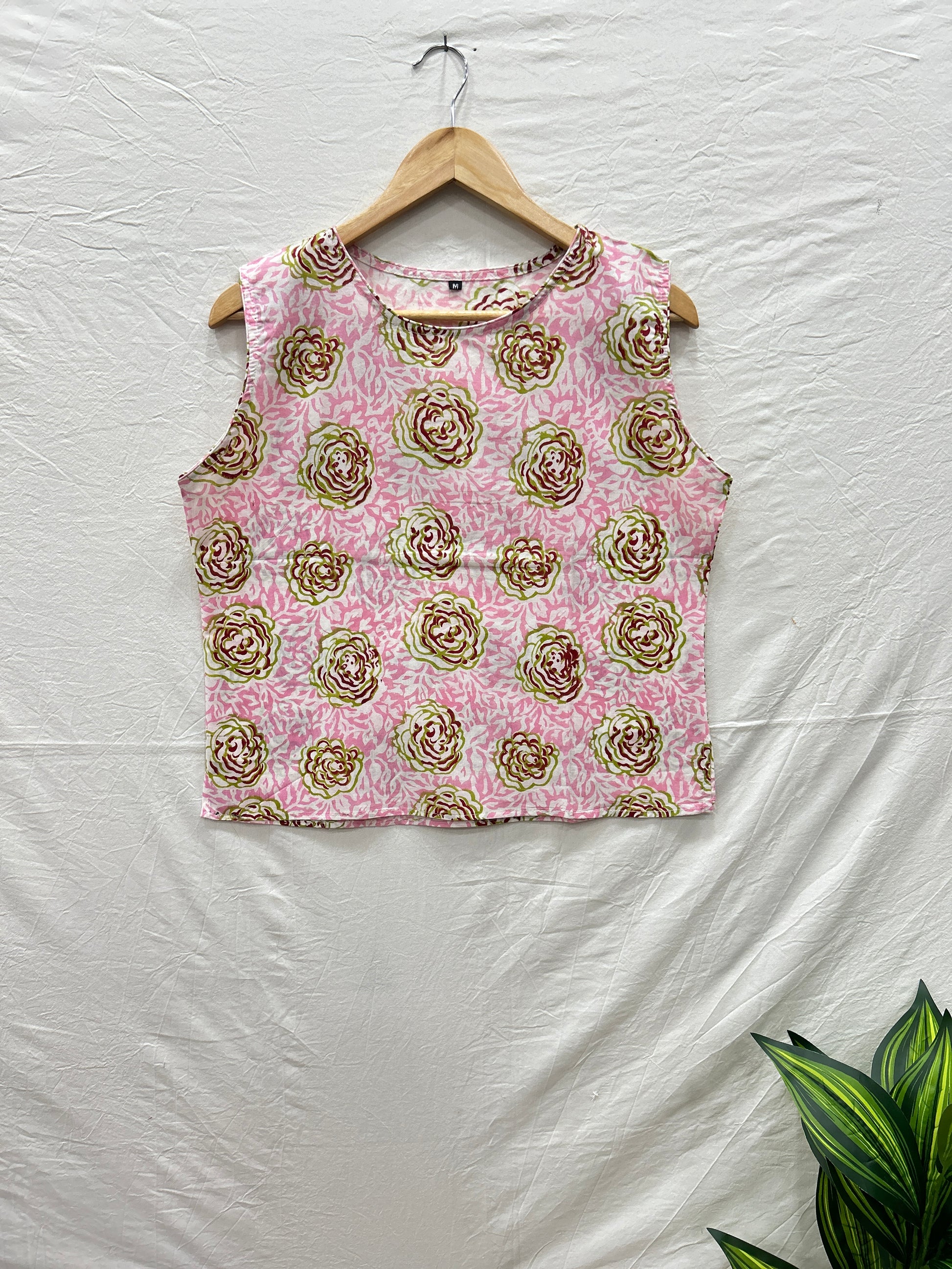 Sleevless Top Pink - Goodhand