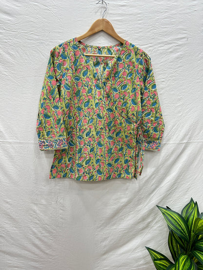 Wrap Top Green - Goodhand