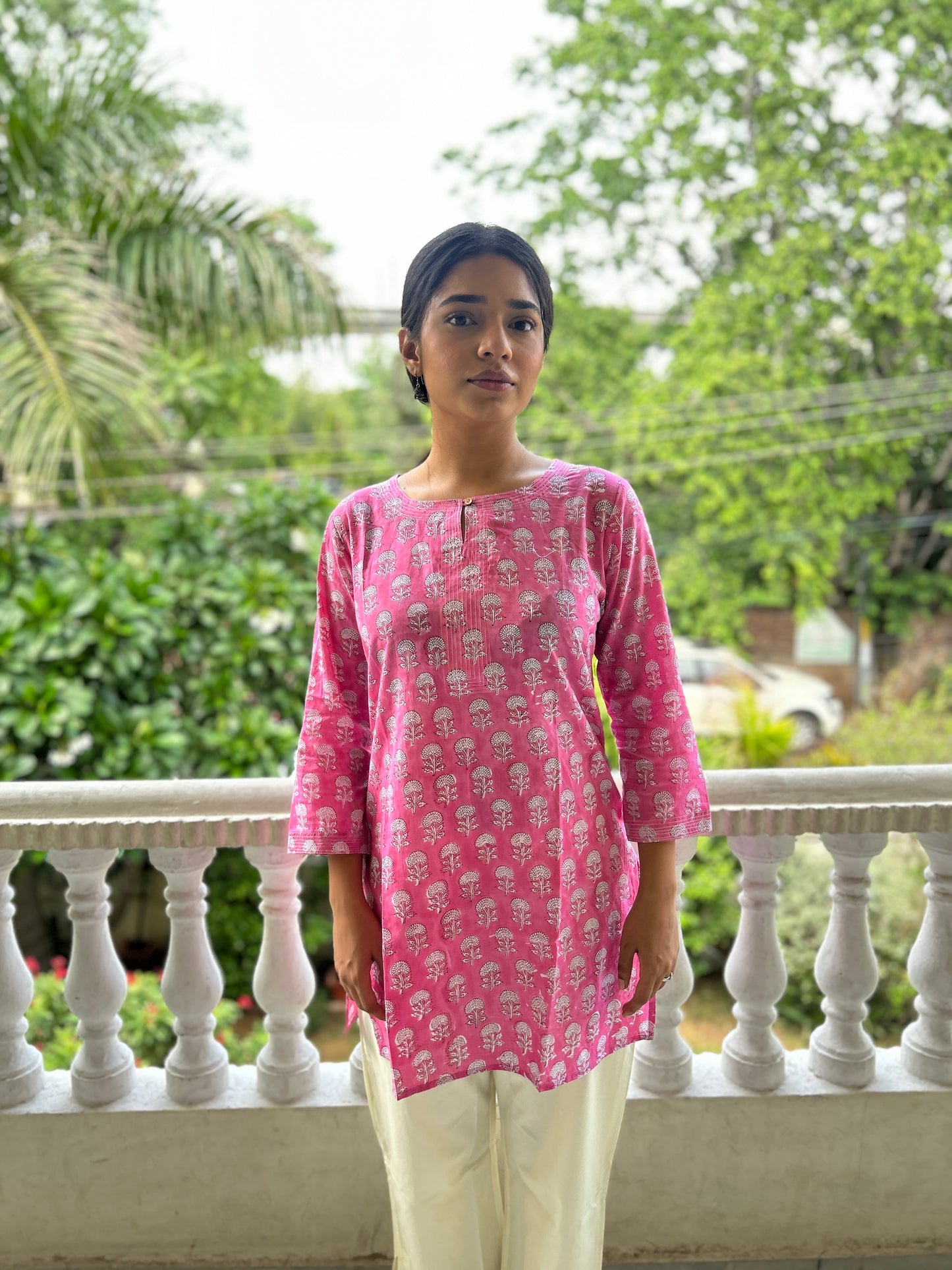 Gauhar kurti pink - Goodhand