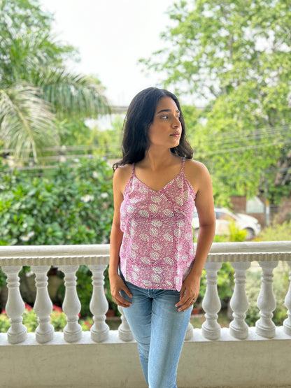 Cami top pink - Goodhand