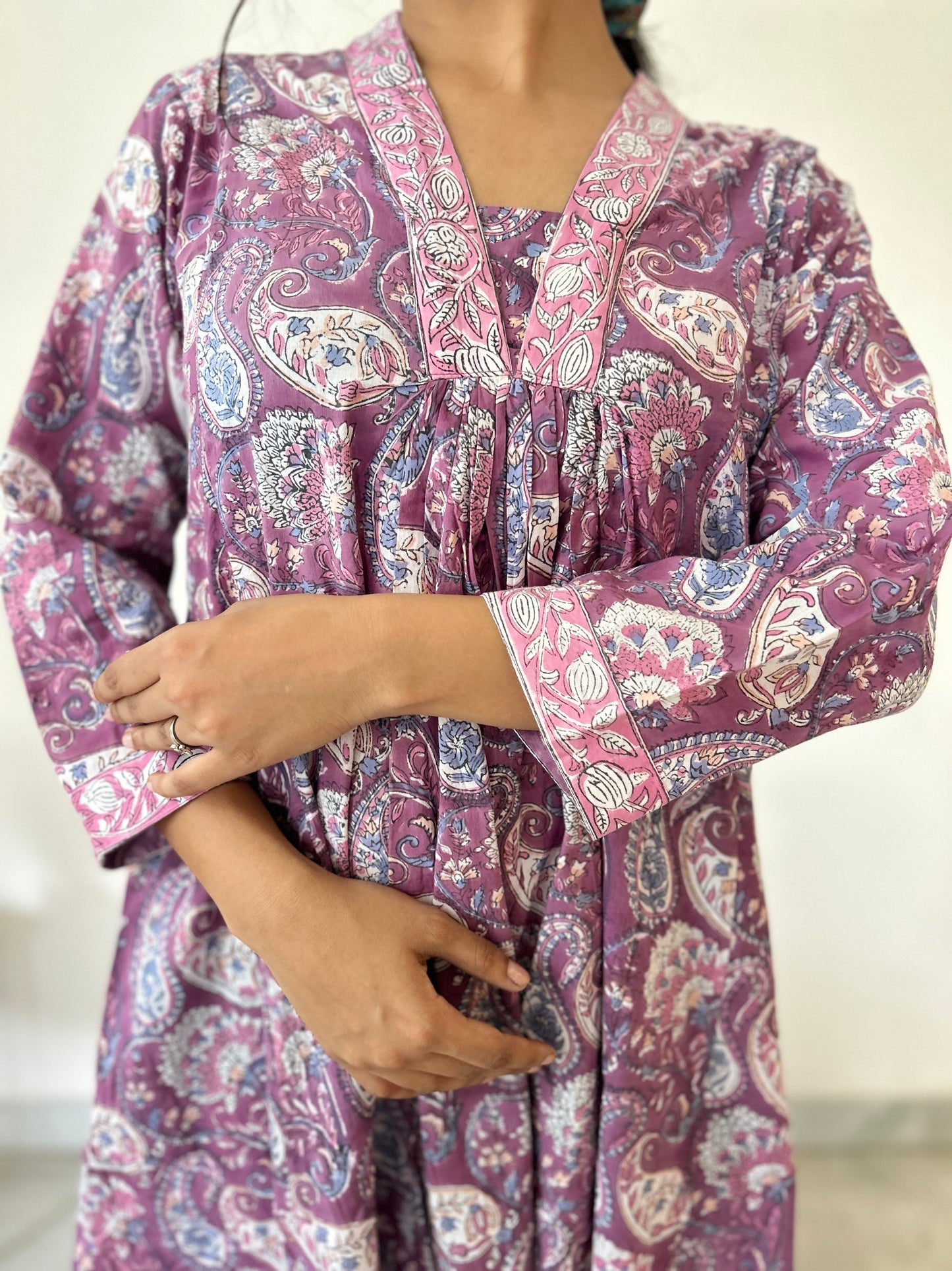 Mughal Dress Purple - Goodhand