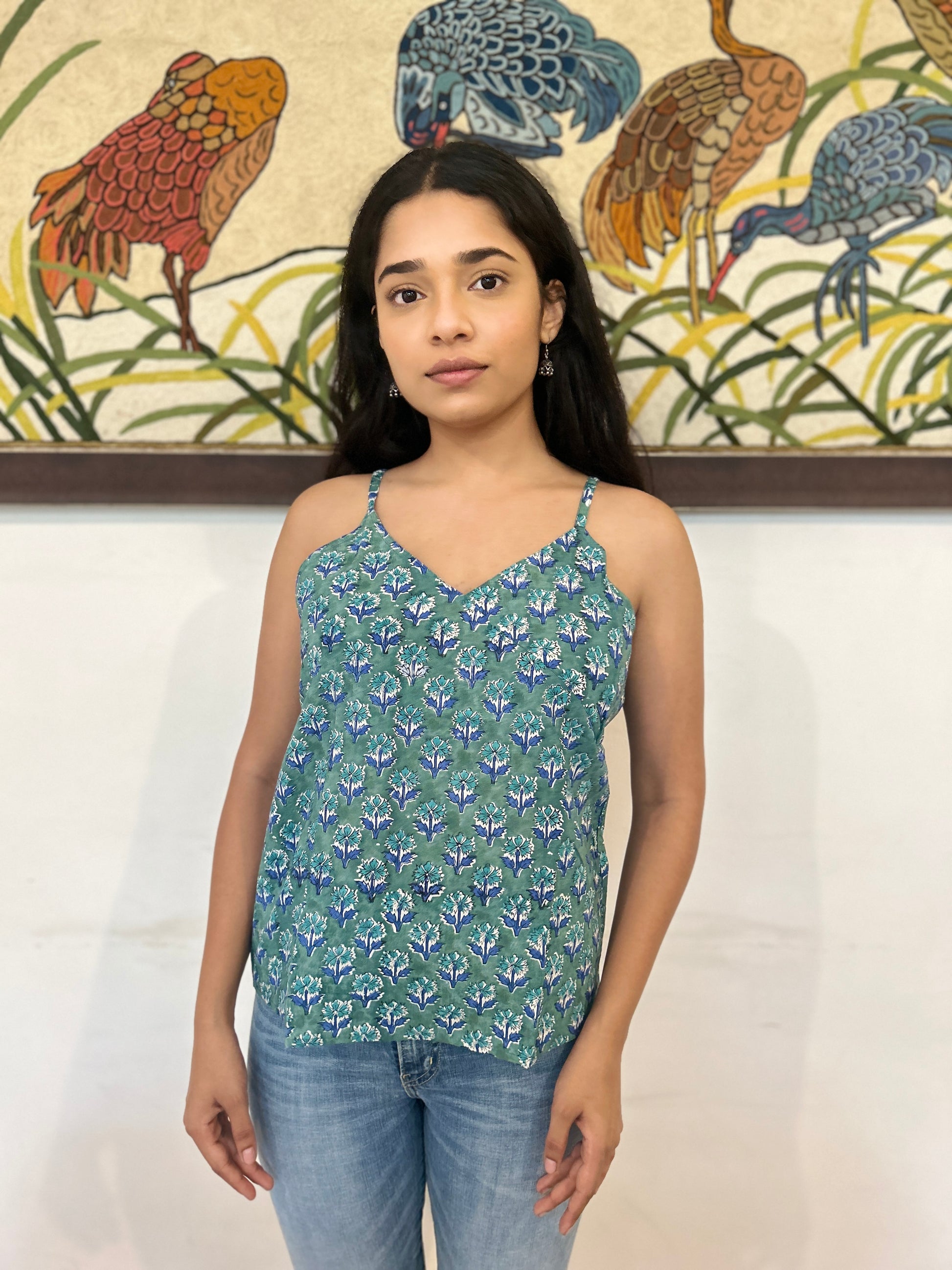 Cami top green - Goodhand