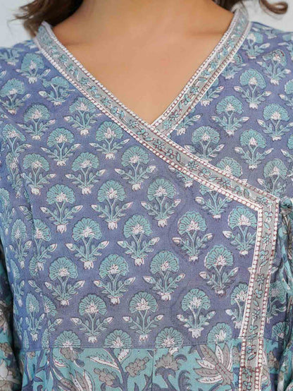 Gulmohar Dress Blue - Goodhand