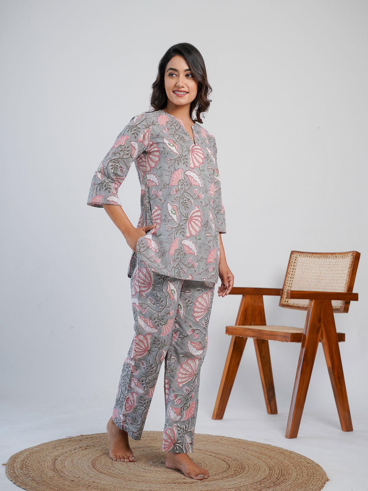 Lounge wear set grey - Goodhand