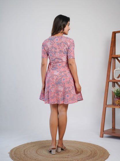 Wrap Dress Pink - Goodhand