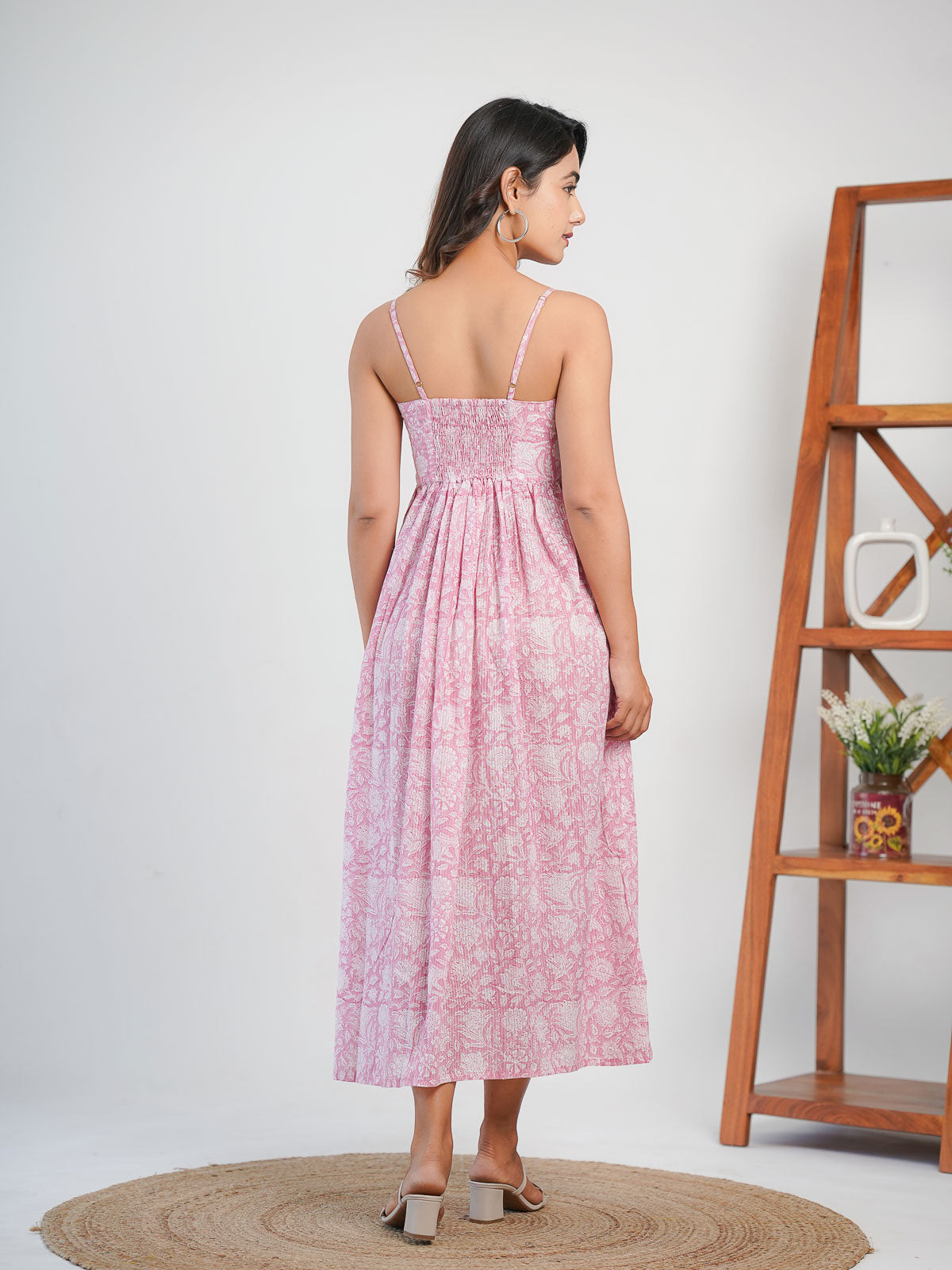 Strappy Dress Pink - Goodhand