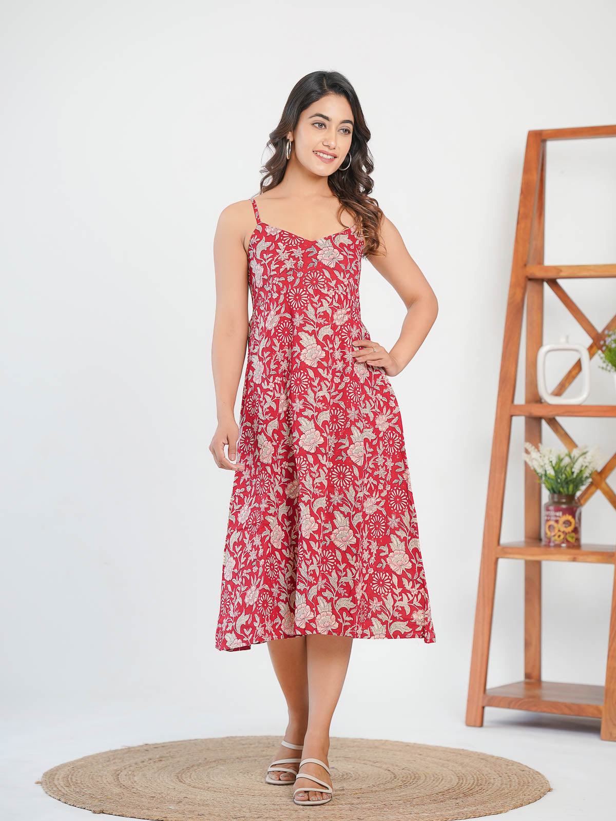 Premika Dress Red - Goodhand