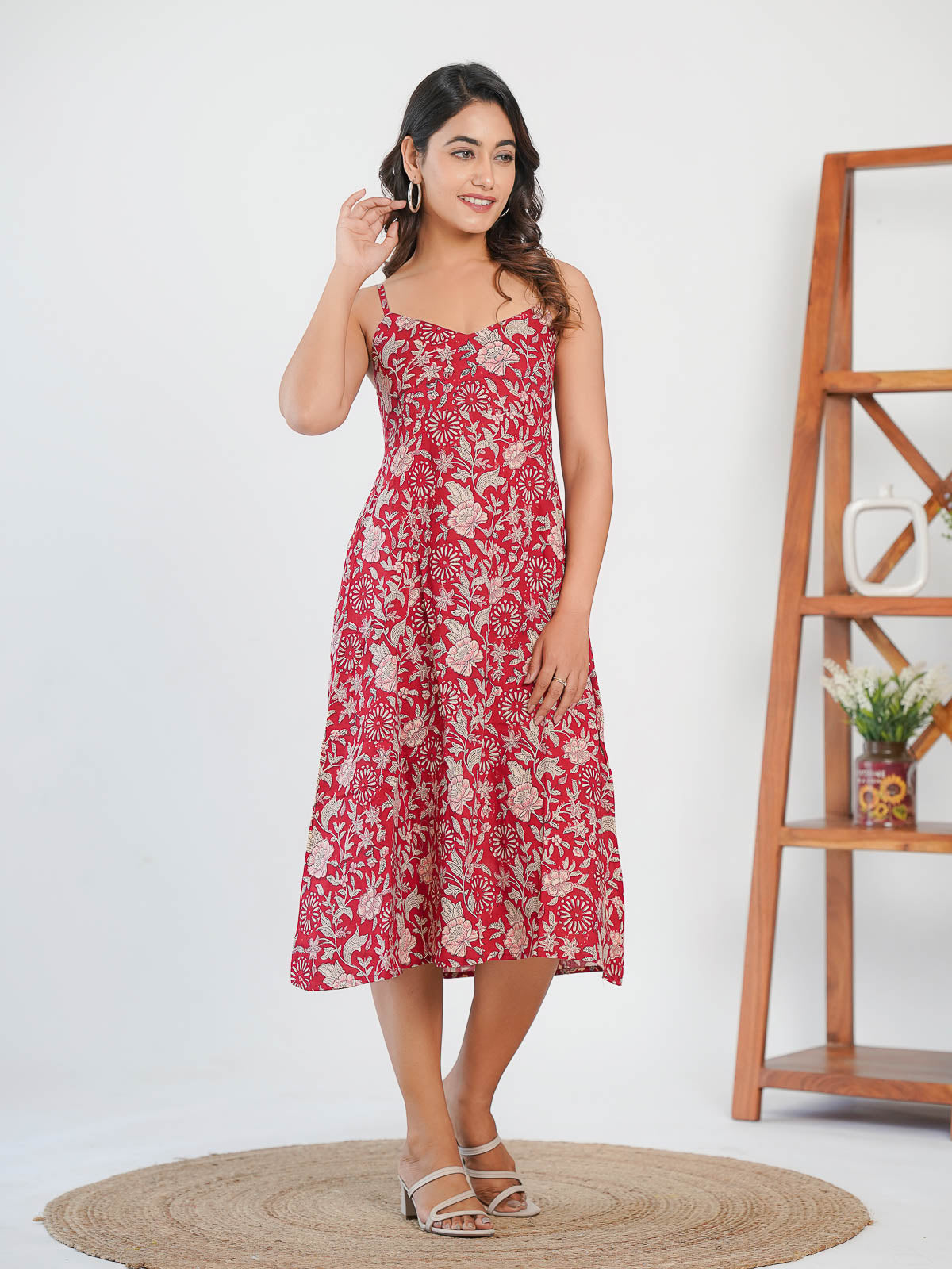 Premika Dress Red - Goodhand