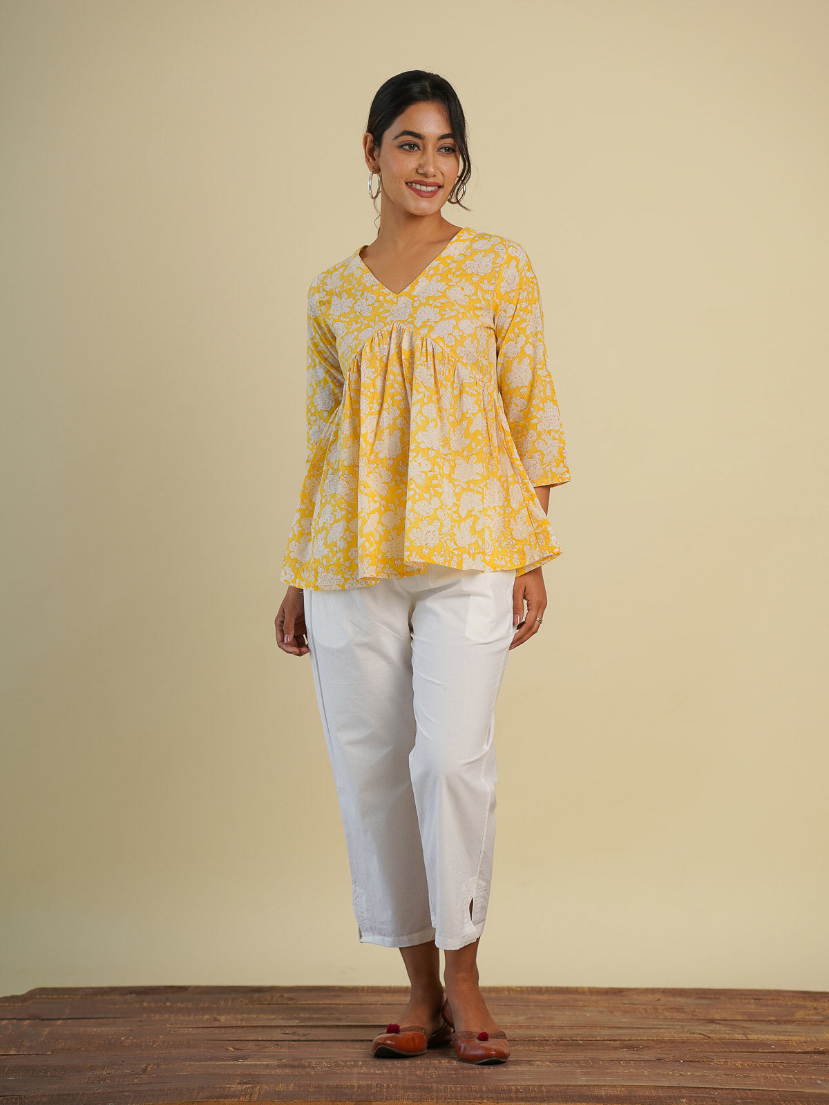 Bundi Empire Top Yellow - Goodhand