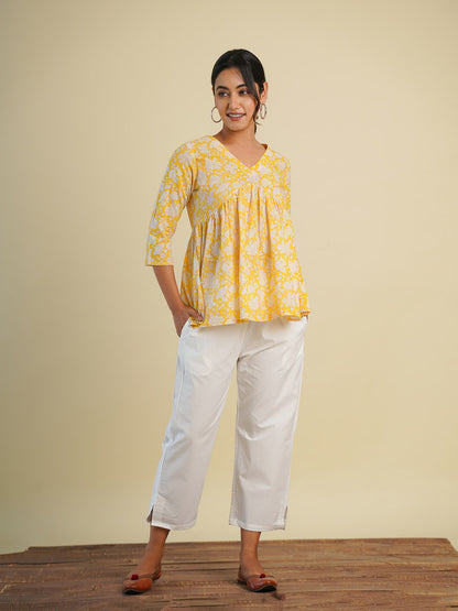 Bundi Empire Top Yellow - Goodhand