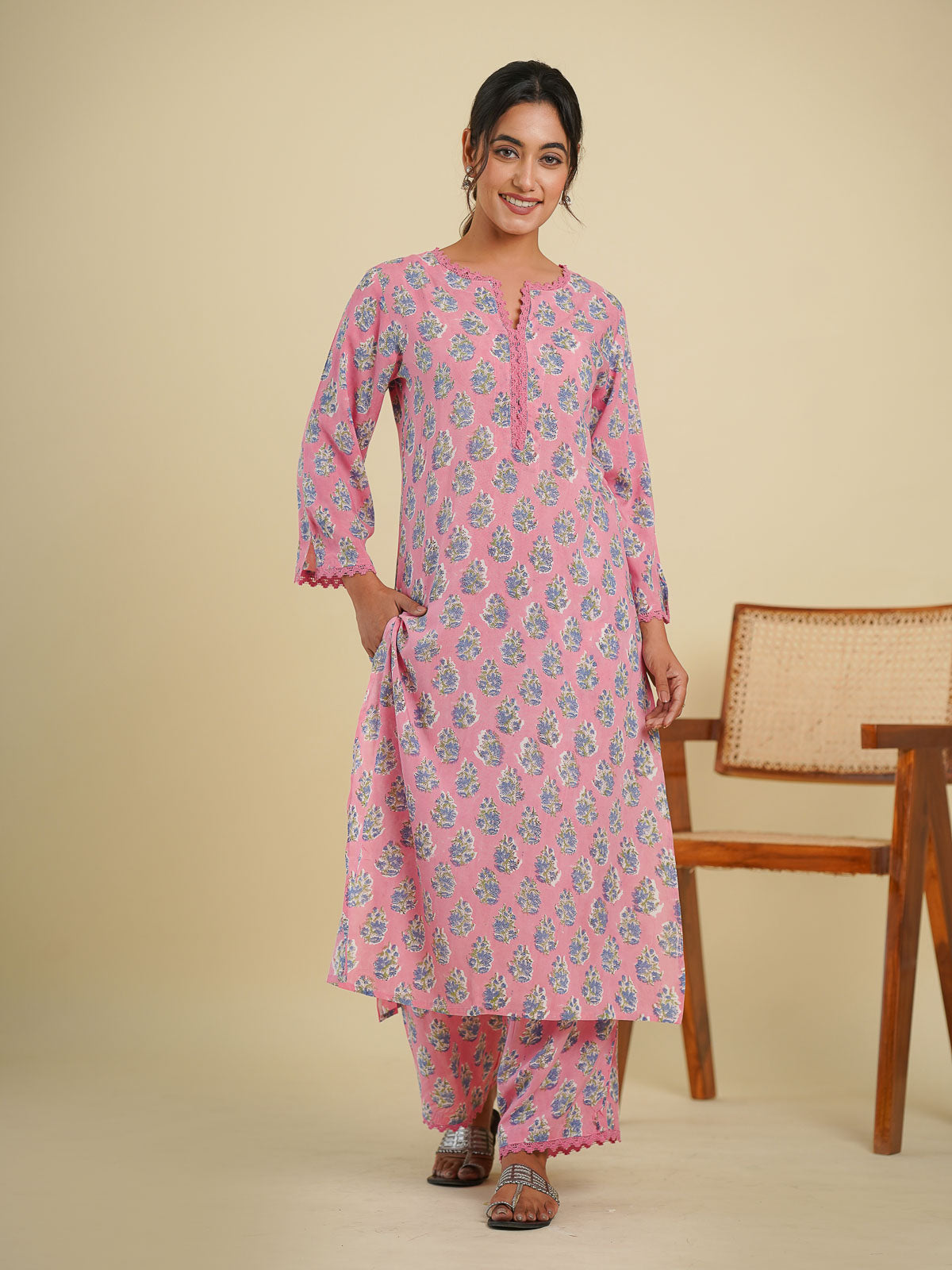 Bagh Set Pink - Goodhand