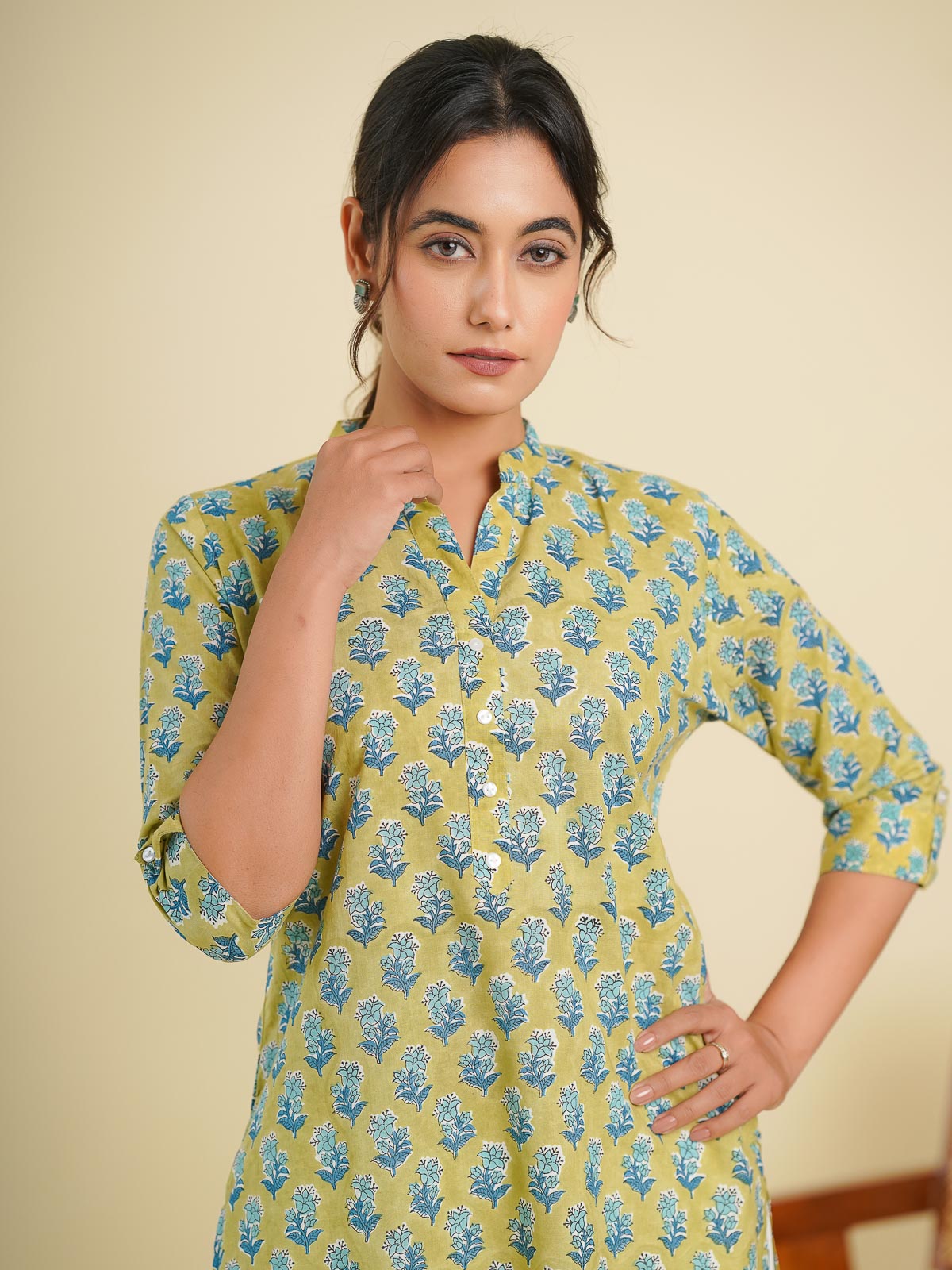 Short kurti Light Green - Goodhand