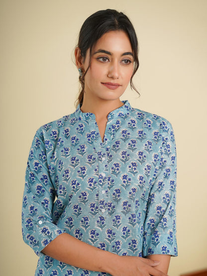 Short kurti Blue - Goodhand