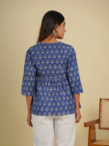 Bundi Empire Top Blue - Goodhand