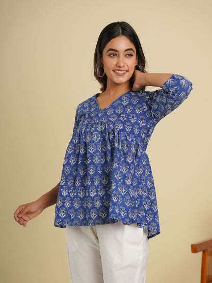 Bundi Empire Top Blue - Goodhand