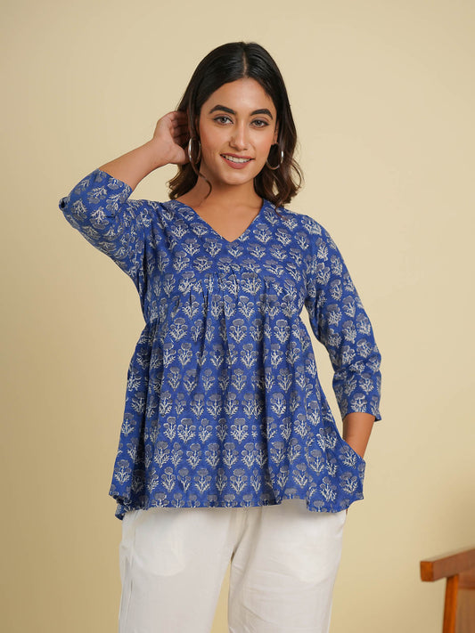 Bundi Empire Top Blue - Goodhand