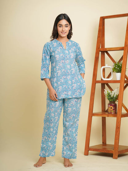 Lounge Wear Set light blue - Goodhand