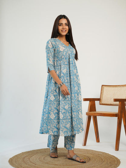 Bindiya Empire Set Sky Blue - Goodhand