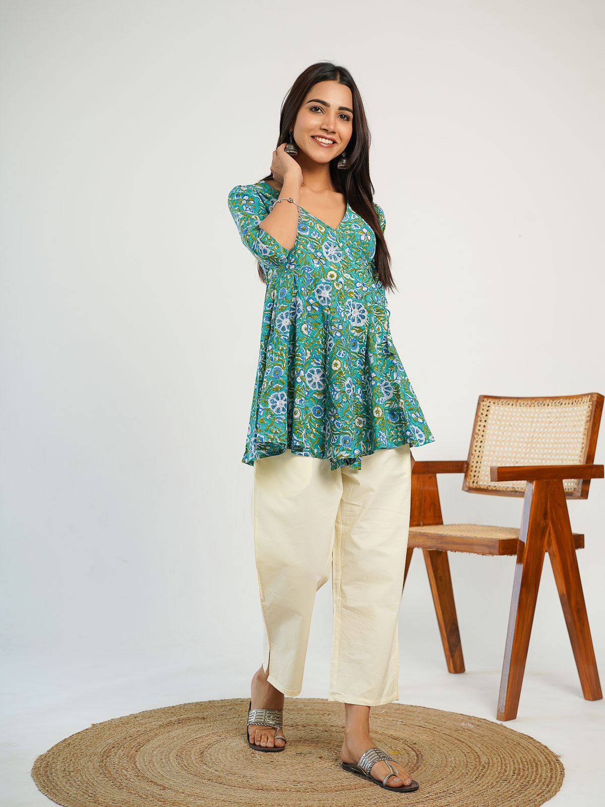 Angrakha Kali Top Green - Goodhand